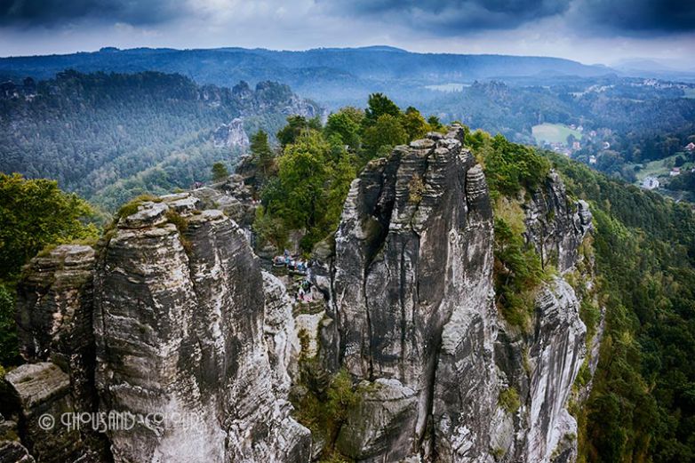 Blick von der Basteibr&uuml;cke